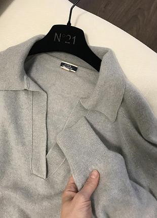 Роскошный 💯 кашемировый джемпер поло j crew