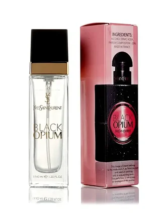Парфуми жіночі yves saint laurent black opium 40 мл парфумів ів сен лоран блек опіум