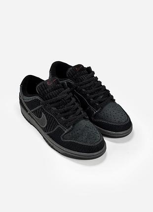 Nike dunk low “triple black corduroy” 6