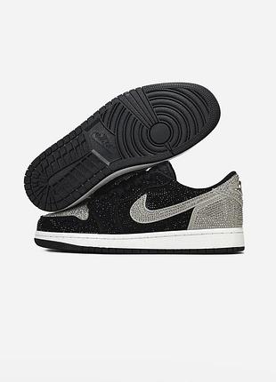 Nike air jordan 1 swarovski stealth