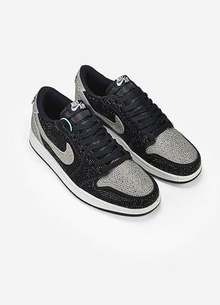Nike air jordan 1 swarovski stealth 6