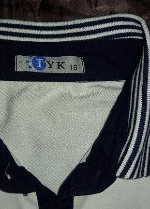 Классный реглан-поло tyk р.s-м 5