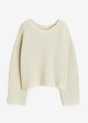 Массивный свитер шелк h&amp;m silk blend