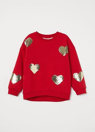 Свитшот от h&amp;m с пайетками. 2