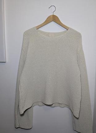 Массивный свитер шелк h&amp;m silk blend 8