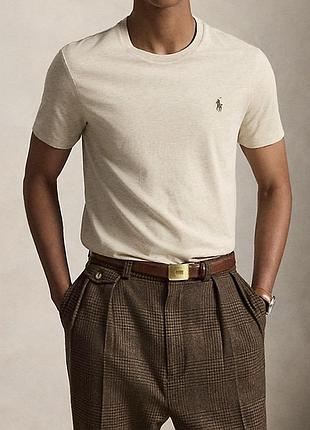 Polo ralph lauren jersey crewneck t-shirt чоловіча базова футболка