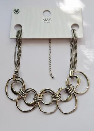 Ефектне масивне кольє marks & spencer (m&s) 7