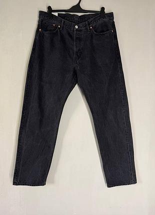 Мужские темно-серые джинсы h&amp;m relaxed fit w38 l32 (пояс 50 см) 100% хлопок батал