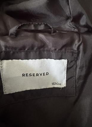 Куртка для дівчинки reserved чорна 2