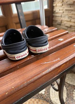 Шльопанці унісекс crocs темно-сині 4
