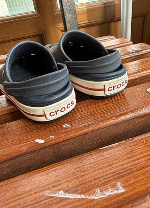 Шльопанці унісекс crocs темно-сині 2