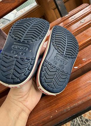 Шльопанці унісекс crocs темно-сині 3