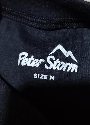 Мужская чёрная термокофта peter storm , размер м . 2