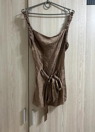 Топ 100% шовк жіночий блузка 5