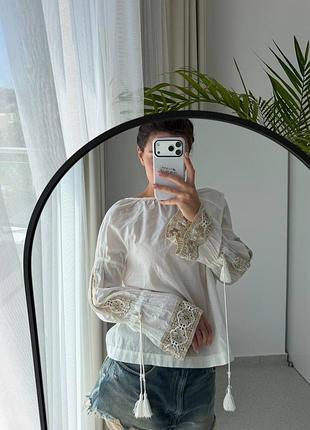 Блуза-вишиванка ermanno scervino 5