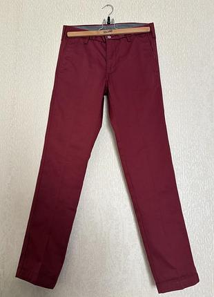 Levis sta-prest оригінал джинси чоловічі бордові р. w30 (29) l32