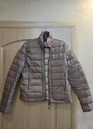 Куртка жіноча woolrich демісезонна бежева стьобана
