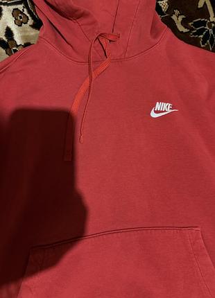 Чоловіче худі nike червоне 3