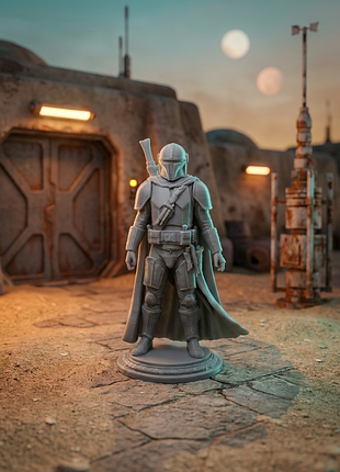 Колекційна фігурка мандалорець star wars 9 см (мандалорец звездные войны) 3d