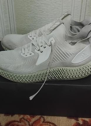 Кросівки adidas alphaedge 4d futurecraft (white) (білі) size 45 1/3, 11 us, 10,5 uk