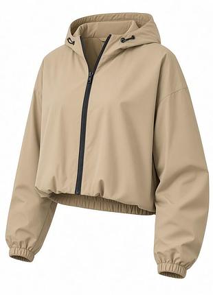 Вітровка від zara, нова, з капюшоном.

характеристики:
• бренд: zara
• розмір: xs
• стан: новий

легка вітровка з капюшоном на затяжках і застібкою-бл