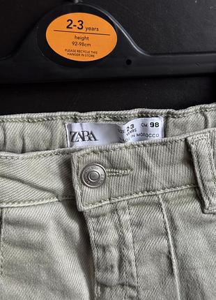 Джинсова спідниця шортами zara 98р 4