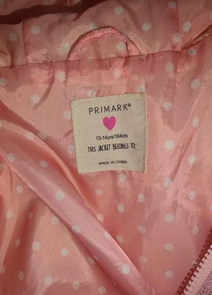 Дощовик для дівчинки primark рожевий 3