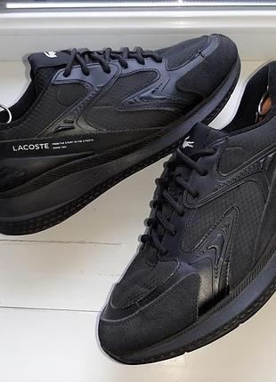 Кросівки чоловічі lacoste чорні, розмір 43 (28 см)