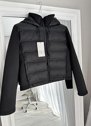 Трендова вкорочена куртка zara