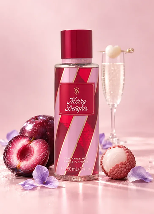 Парфюмированный спрей для тела городов victoria’s secret merry delights fragrance mist