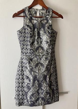 Сукня футляр срібна h&m