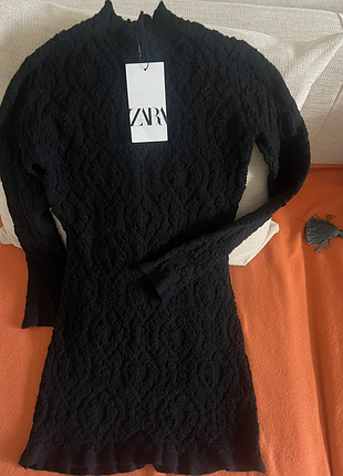 Теплое платье zara 7