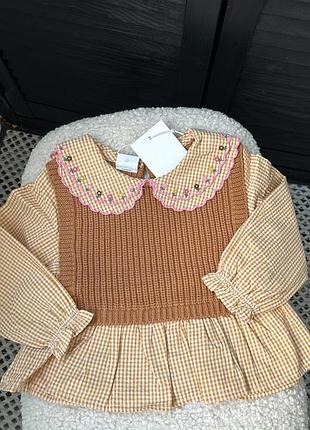 Дитяча кофта сорочка zara