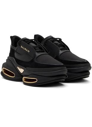 Оригінал balmain black b-bold sneakers оригінальні