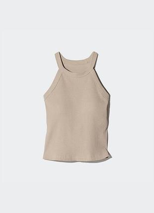 Базовий топ з бра в рубчик uniqlo