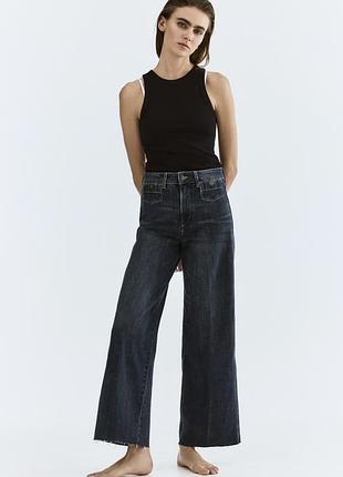Жіночі джинси h&m сині широкі розмір 36