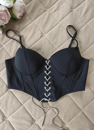 Топ-корсет женский tally weijl s/m 🔥 распродаж вещей от 25 гривен 🔥