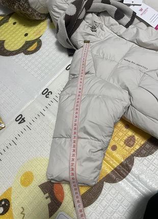 Куртка для дівчинки зимова біла 4