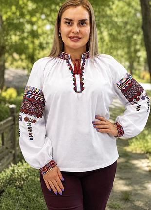 Вишиванка жіноча бойківська вишивка, бойківський узор