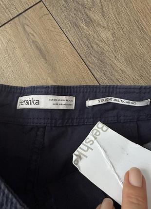 Штани карго / bershka multi cargo брюки 7