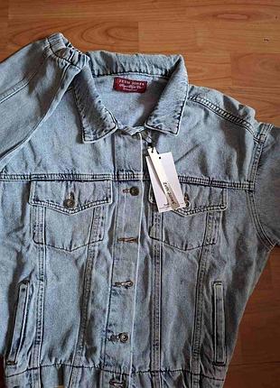 Куртка жіноча джинсова pepe jeans блакитна розмір m