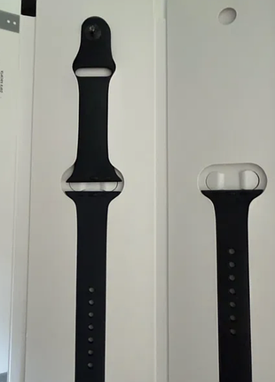 Чорний ремінець apple for apple watch 42mm sport band (оригінал) - новий!