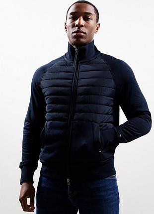 Куртка чоловіча tommy hilfiger комбінована синя s оригінал
