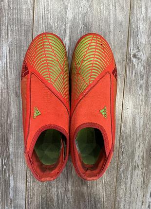 Бутси чоловічі adidas predator помаранчеві