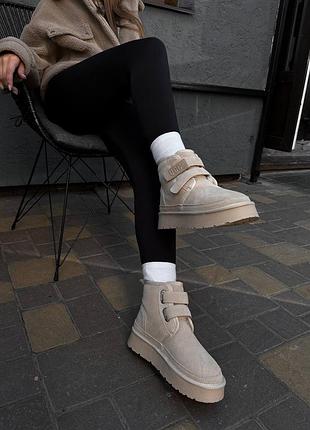 Уггі жіночі neumel platform beige 6