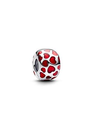 Серебряный шарм pandora "сердца" 793679c01