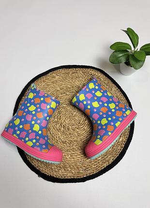 Гумові чоботи crocs для дівчинки