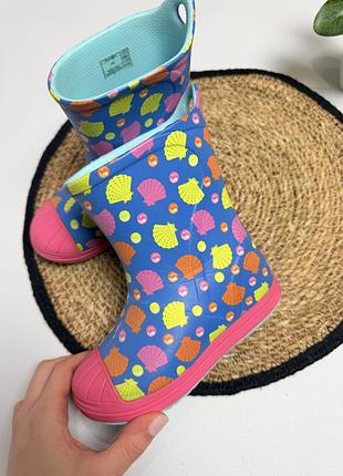 Гумові чоботи crocs для дівчинки 5