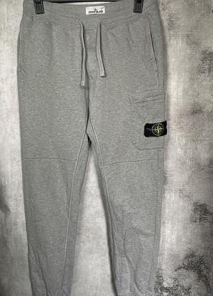 Чоловічі спортивні штани stone island сірі розмір m