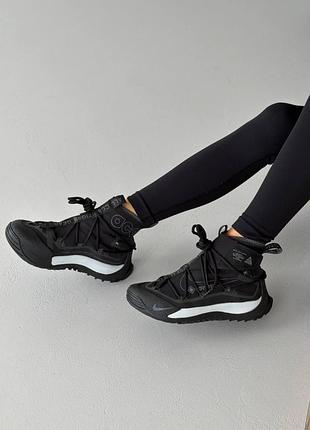 Nike acg air terra antarktik gore-tex black white